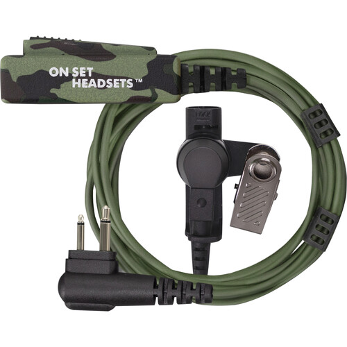 ON SET HEADSETS FilmPRO Surveillance Headset with 2-Pin Motorola Connector (Camo)