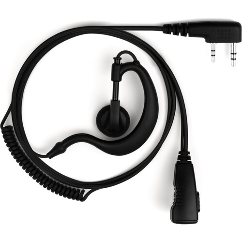 ON SET HEADSETS G-Hook Surveillance Headset for Kenwood (Black)