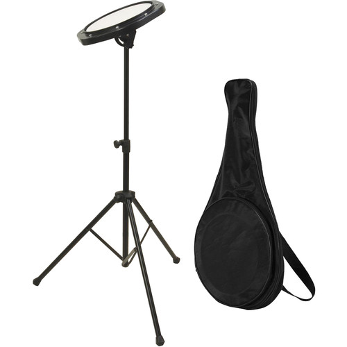 On-Stage Drum Practice Pad with Stand & Bag