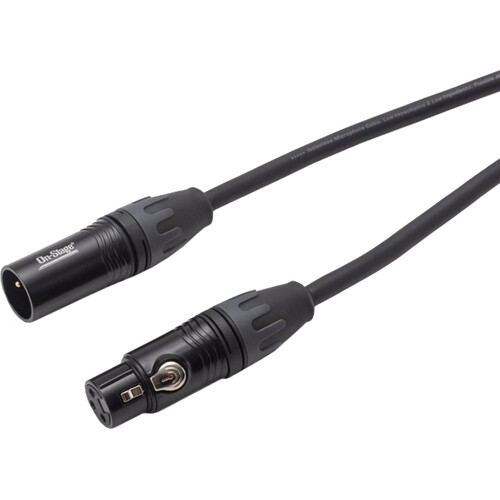 On-Stage Production Grade Microphone Cable XLR Male to XLR Female (15')