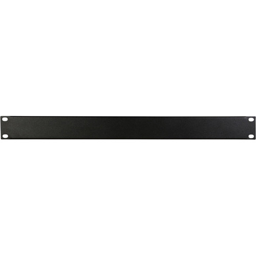 On-Stage RPB1000 Blank Rack Panel (Black 1 RU)