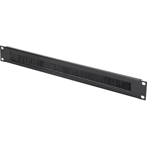 On-Stage Rack Brush Panel (Black 1 RU)