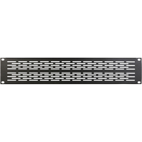 On-Stage RPV2000 Vented Rack Panel (Black 2 RU)