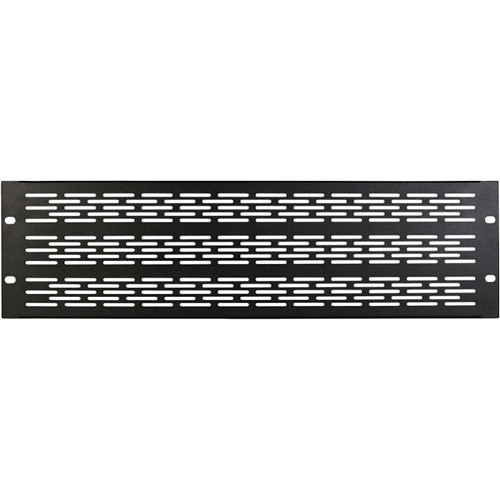 On-Stage RPV3000 Vented Rack Panel (Black 3 RU)