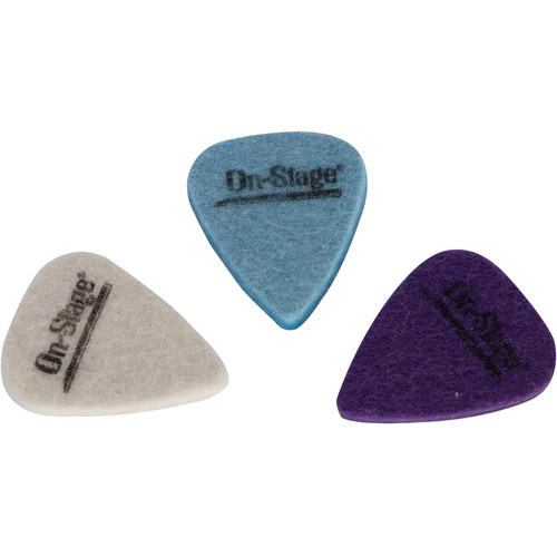 On-Stage UPK300 Felt Ukulele Picks (Set of 3)