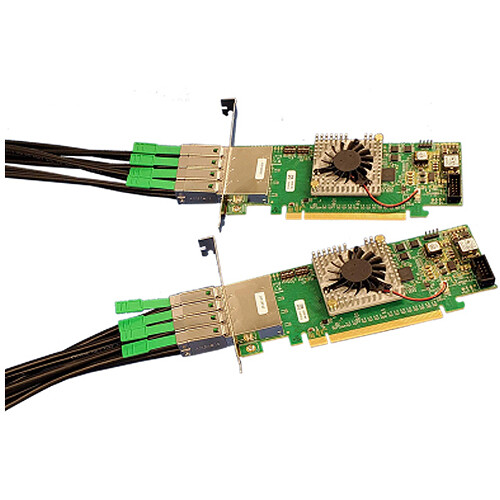 ONE STOP SYSTEMS PCIe 4.0 x16 Host to Target Kit with 3.3' Cables