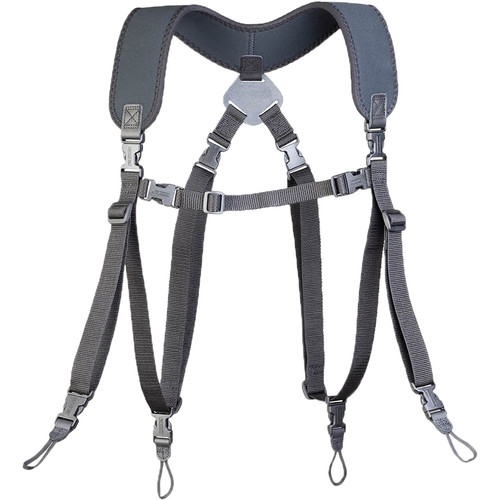 OP/TECH USA Dual Harness Uni-Loop Version (Extra Long Black)