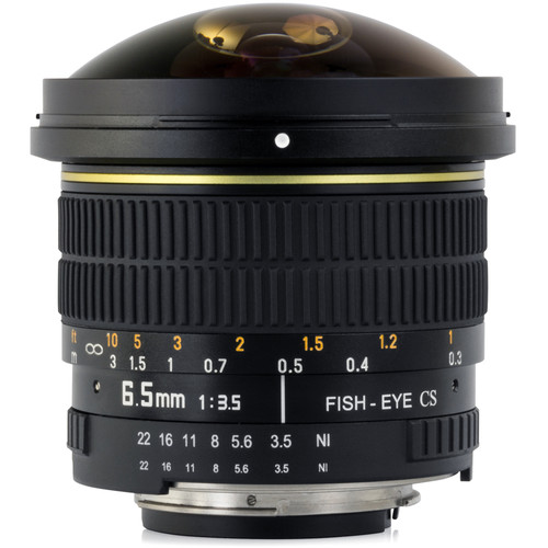 Opteka 6.5mm f/3.5 Fisheye Lens for Nikon F OPT65N B&H Photo