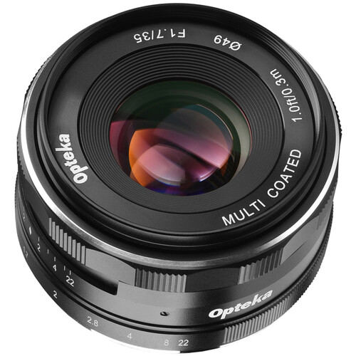 Opteka 35mm f/1.7 Lens for Micro Four Thirds