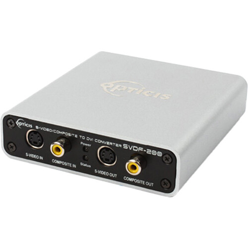 Opticis S-Video/Composite Video to Optical DVI Converter
