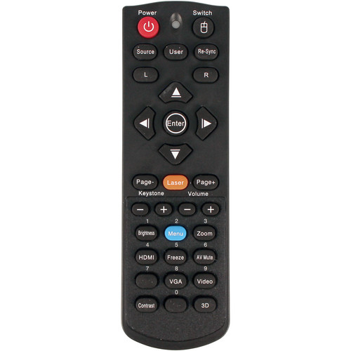 Optoma Technology BR-5042L Remote Control with Laser and Mouse Function