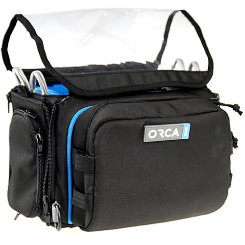ORCA OR-28 Mini Audio Bag for ZOOM F8 Zaxcom Max Tascam DR70 & Other Recorders
