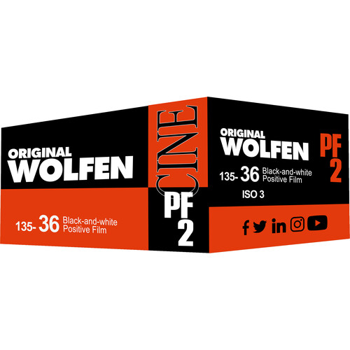Wolfen PF2 Black and White Film (35mm Roll Film 36 Exposures)
