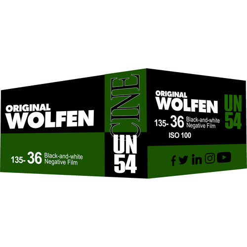 Wolfen UN54 Black and White Film (35mm Roll Film 36 Exposures)