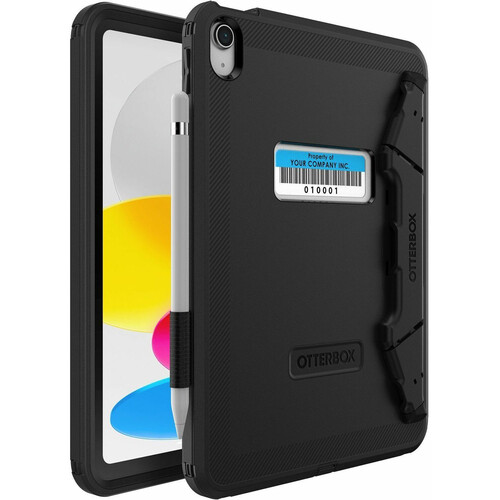 OtterBox Defender for Business EDU Case for iPad 10th Gen (Black Pro Poly Bag Packaging)