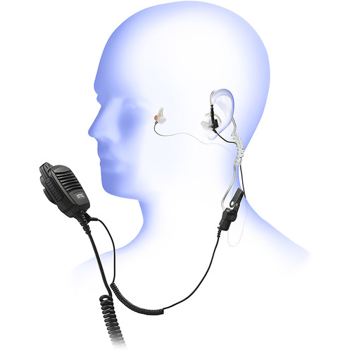 Otto Engineering Earphone Kit with 2.5mm Right-Angle SureFire Plug & Earbud (Listen Only)