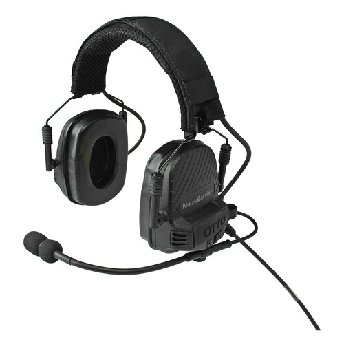 Otto Engineering NoizeBarrier TAC Over-Ear Dual-Com Tactical Headset (Electret Microphone Black)