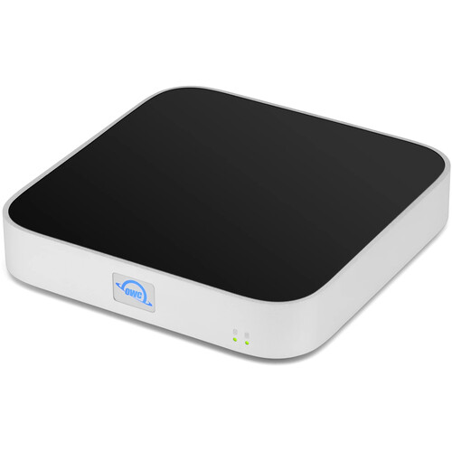 OWC 4TB miniStack STX & Thunderbolt Hub Xpansion (4TB HDD Matte Silver)
