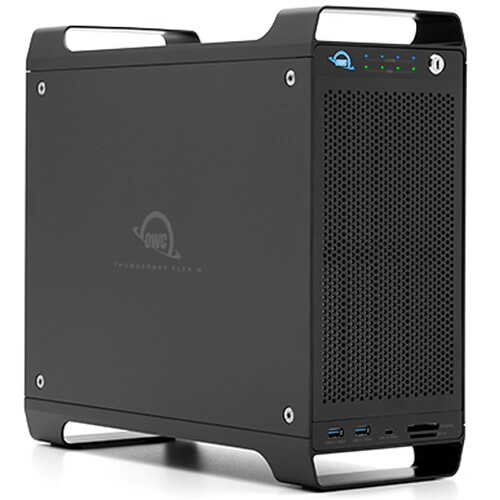 OWC ThunderBay Flex 8 144TB 8-Bay RAID Array (4 x 8TB NVMe SSDs 7 x 16TB HDDs)