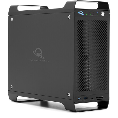 OWC ThunderBay Flex 8 112TB 8-Bay Thunderbolt 3 RAID Array (4 x 4TB NVMe SSDs 4 x 24TB HDDs)