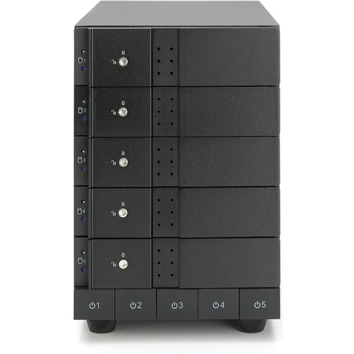 mobius 5-bay thunderbolt 2 hard drive enclosure