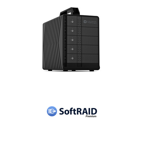 Oyen Digital Fortis 5C 40TB 5-Bay External Drive Array with SoftRAID 8 Premium Kit