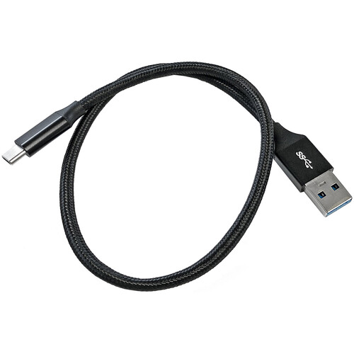 Oyen Digital USB 3.2 Gen 2 Type-C Male to Type-A Male Braided Cable (16