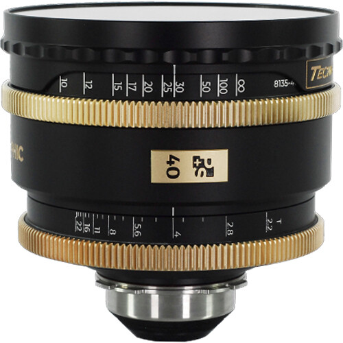 P+S TECHNIK TECHNOVISION 1.5x 40mm T2.2 Full Frame Prime Lens (PL Mount Feet)