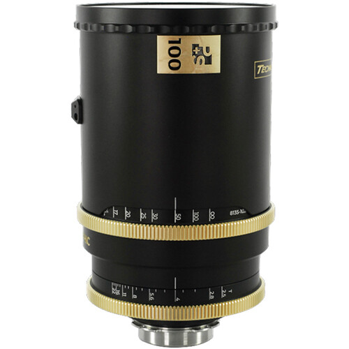 P+S TECHNIK TECHNOVISION 1.5x 100mm T2.5 Full Frame Prime Lens (PL Mount Feet)