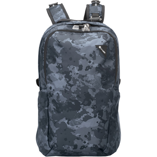 Pacsafe Vibe 25 Anti-Theft 25L Backpack (Gray Camo) 60301802 B&H