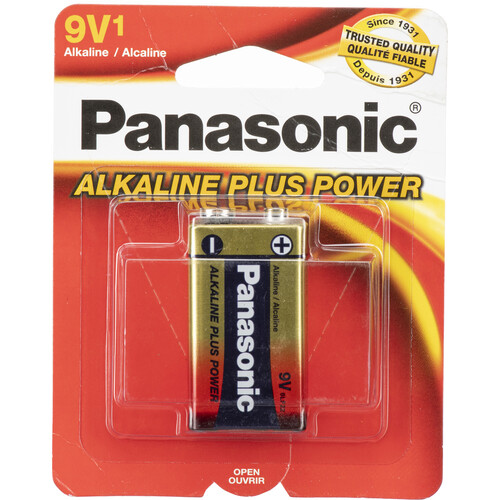 Panasonic Alkaline Plus Power 9V Battery