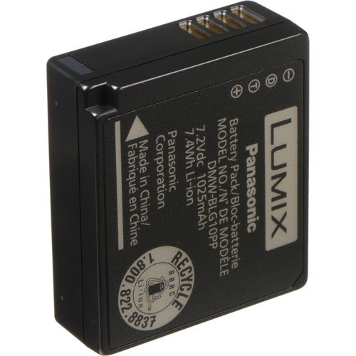 Panasonic DMWBLG10 Liion Battery for Select Lumix DMWBLG10