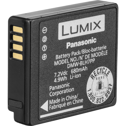 Panasonic DMW-BLH7 Rechargeable Lithium-Ion Battery Pack (7.2V 680mAh)