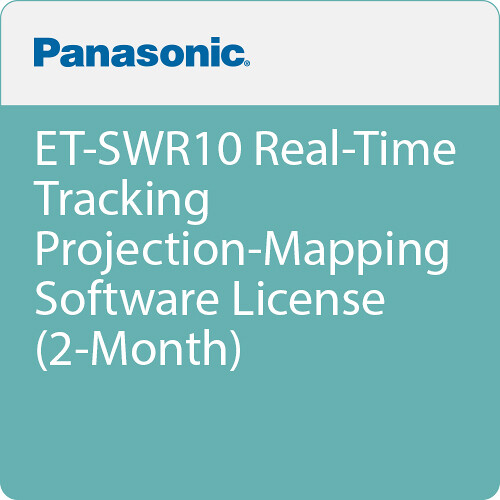 Panasonic ET-SWR10 Real-Time Tracking Projection-Mapping Software License (2-Month)