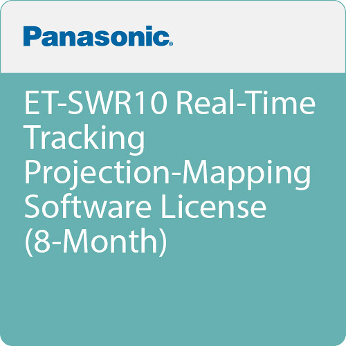 Panasonic ET-SWR10 Real-Time Tracking Projection-Mapping Software License (8-Month)