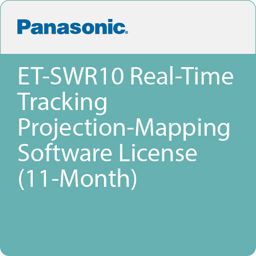 Panasonic ET-SWR10 Real-Time Tracking Projection-Mapping Software License (11-Month)