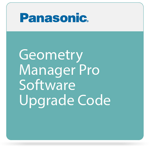Panasonic Geometry Manager Pro Software Upgrade Code for Select PT Series Projectors