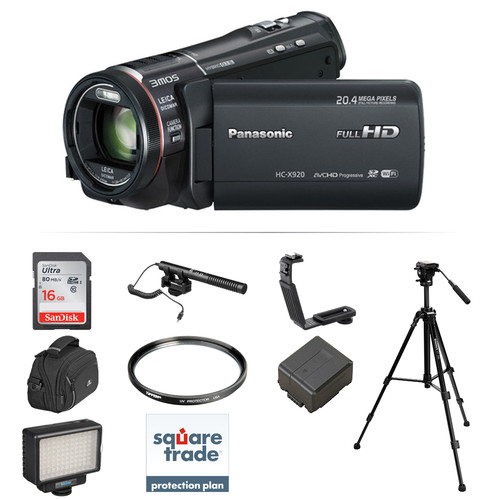 Panasonic HC-X920K Full HD Camcorder Advanced Kit B&H Photo