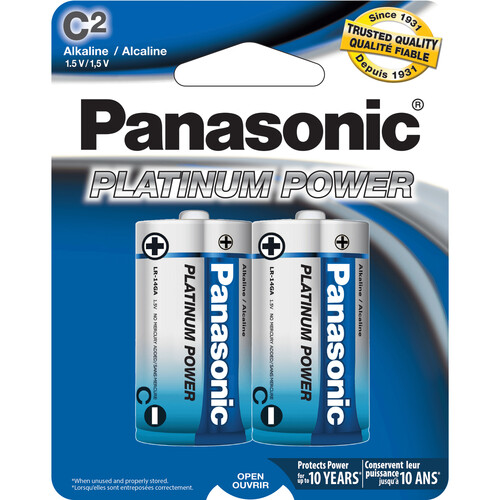 Panasonic Platinum Power C Batteries (2-Pack)