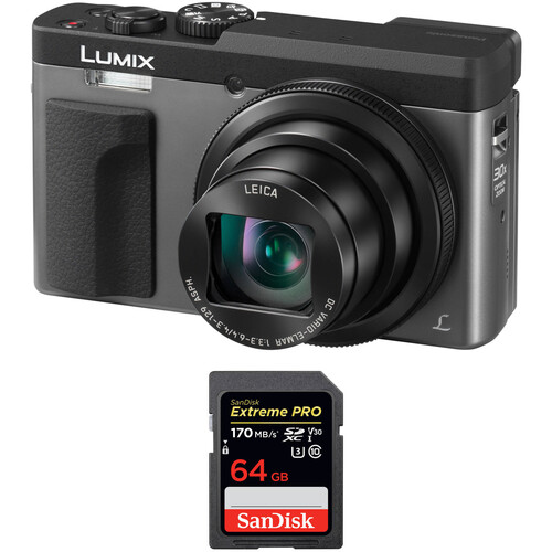 Panasonic Lumix DC-ZS70 Digital Camera with Accessory Kit