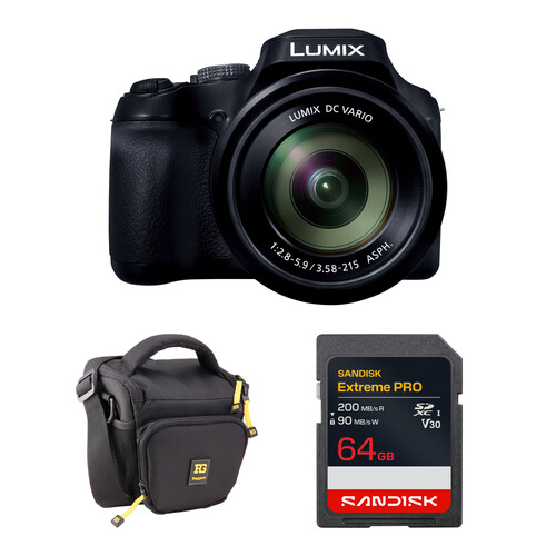 Panasonic LUMIX FZ80D Digital Camera with Complete Starter Bundle