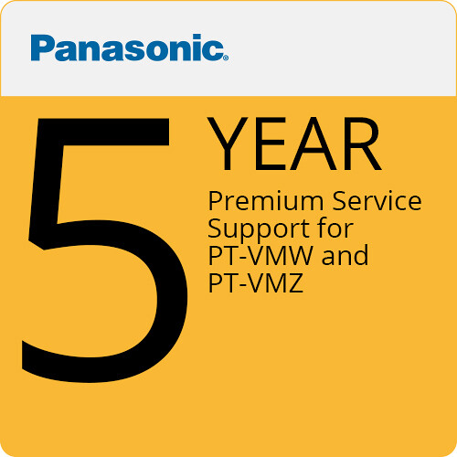 Panasonic 5-Year Premium Service Support for PT-VMW and PT-VMZ
