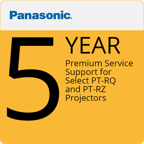 Panasonic 5-Year Premium Service Support for Select PT-RQ and PT-RZ Projectors