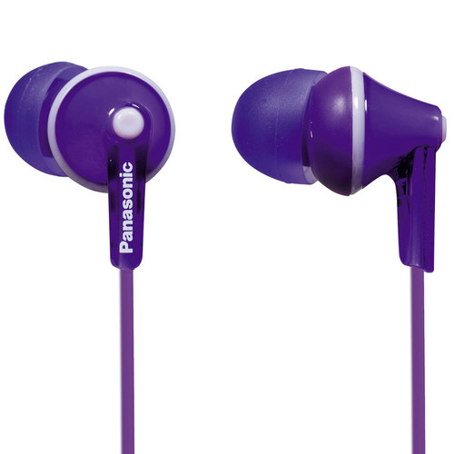 Panasonic ErgoFit InEar Earbud Headphones (Violet) RPHJE125V