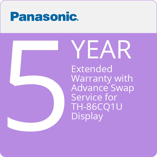 Panasonic 5-Year Extended Warranty for TH-86CQ1U Display