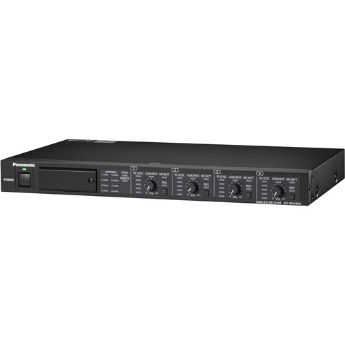 Panasonic WX-SR204 Dante-Enabled 4-Channel Rackmount Digital Wireless Receiver (1.9 GHz)