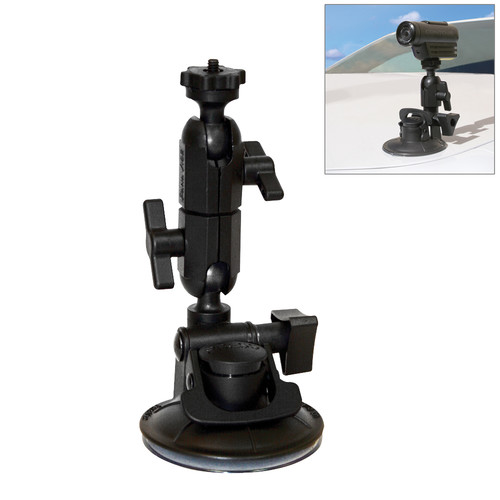 PANAVISE ActionGrip 3-N-1 Suction Cup Action Cam Mount Kit