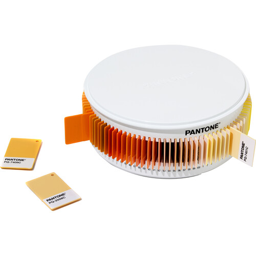 Pantone Plastic Chip Color Set (Yellows Oranges and Golds)