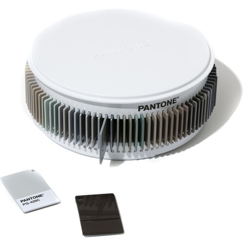 Pantone Plastic Chip Color Set (Blacks and Grays)