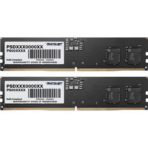 Patriot 32GB Signature Series 5600 MHz DDR5 UDIMM Kit (2 x 16GB)